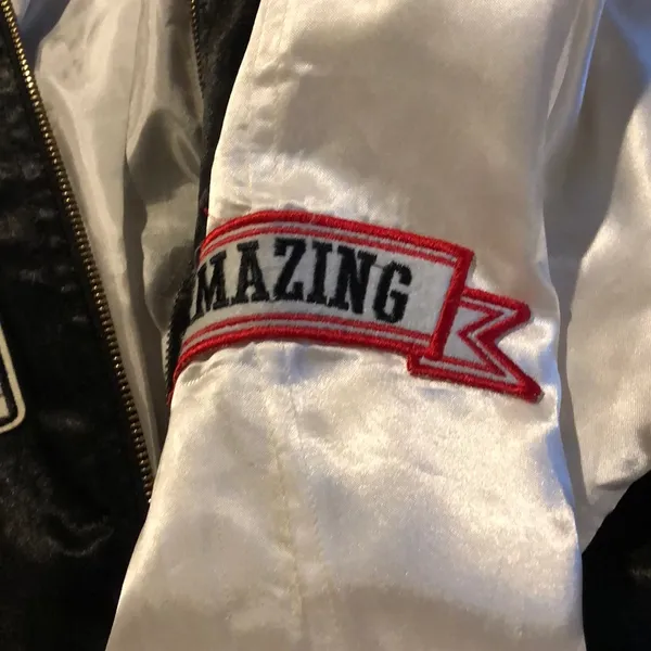 Bomber Jacket with Patches - Image 7
