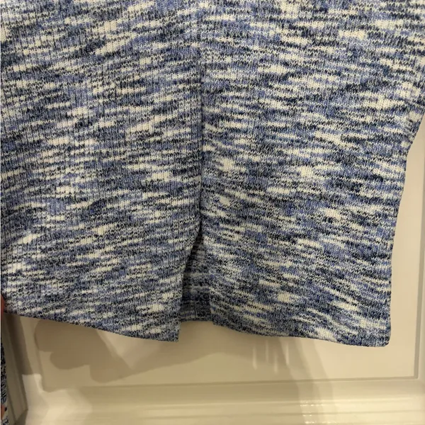 Forever 21 Marled Blue Long Sleeve Top - Image 3