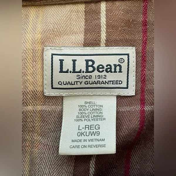 L.L. Bean Brown Corduroy Utility Jacket - Image 10