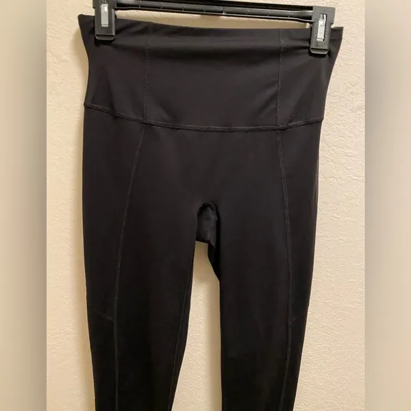 SPANX Black Compression Leggings Size Large - Image 3