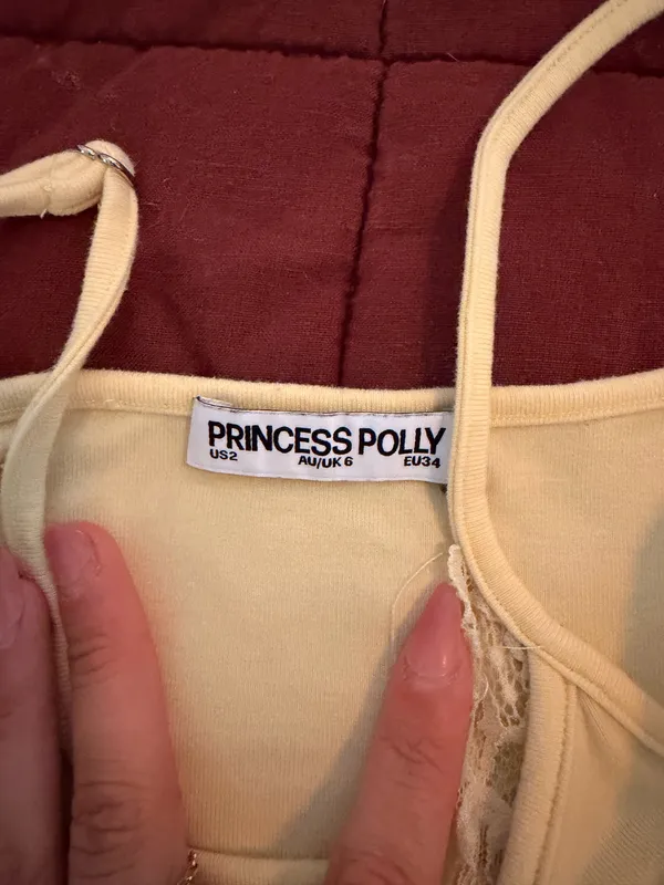 Yellow Lace Princess Polly Tank - Image 4