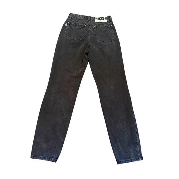 Ragged Priest Size 26 Straight Leg Jeans‎ Washed Black Alternative Grunge Baddie - Image 4