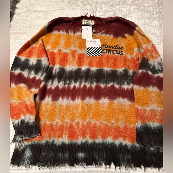 Sandrine Rose Wool & Cashmere Blend “Paradise Circus” Sweater - NWT - Size L - Image 7