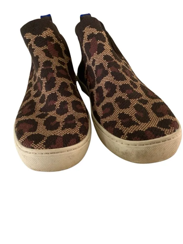 Rothy's chelsea slip on sneaker leopard women's size 8 - Image 3