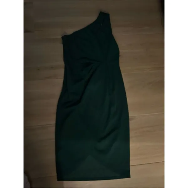 PRETTYGARDEN NEW 1 Shoulder Cutout Bodycon Sleeveless Slit Party Dress L - Image 6