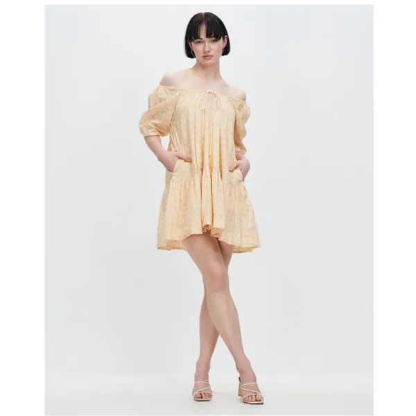 Mon Renn Fling Relaxed Fit Cotton Babydoll Casual Boho Vacation Mini Dress - Image 5
