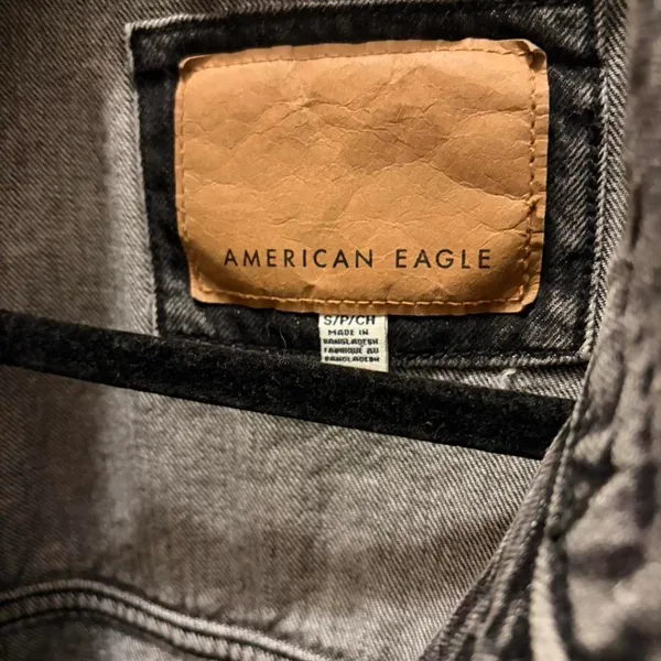 American Eagle black denim jacket - Image 2
