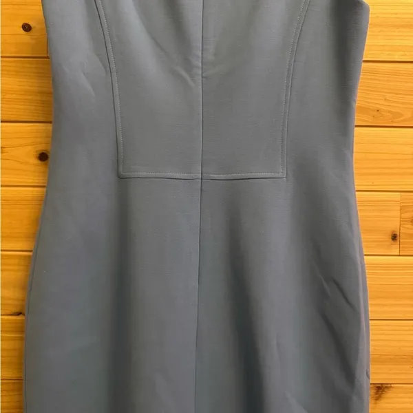 NWT Oscar De La Renta Size 8/M Wool Blend Sheath High Neck Knee Length Dress - Image 6