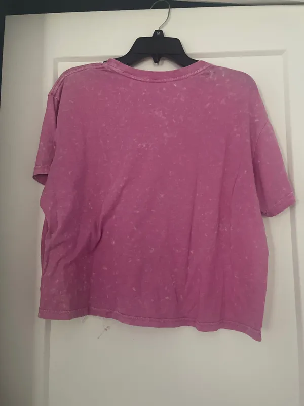 tj maxx pink acid wash jersey t shirt - Image 2