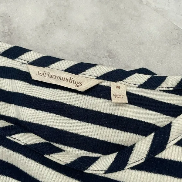 Soft Surroundings Vivianna Striped Dress‎ - Image 6