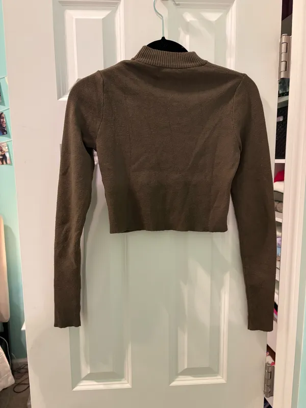 Altar'd State Cropped Turtleneck - Image 2