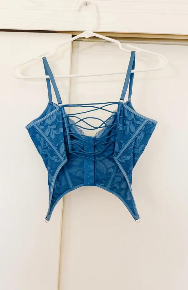 Amazon blue corset top - Image 2