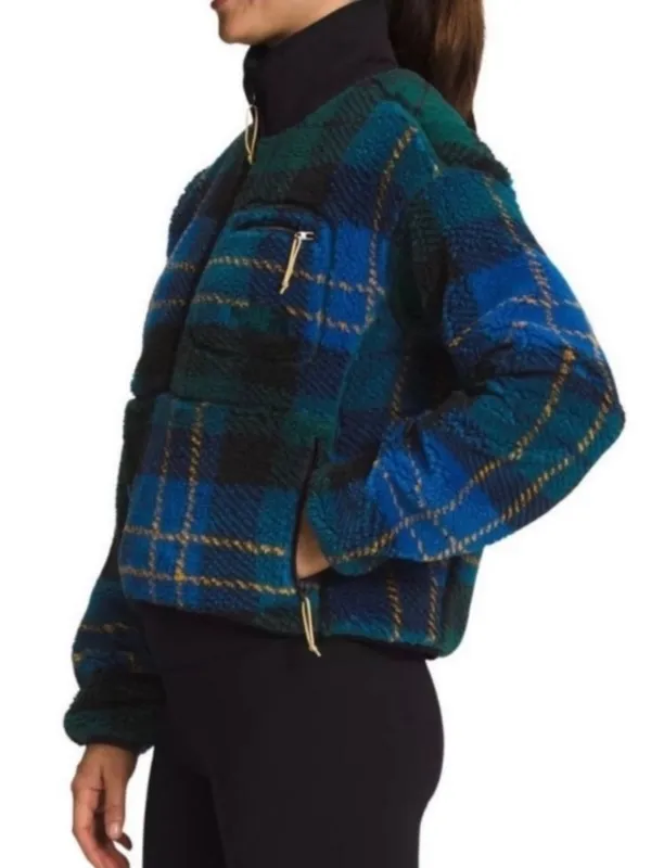 The Northface Extream Plaid Cropped Pullover size XL - Image 2