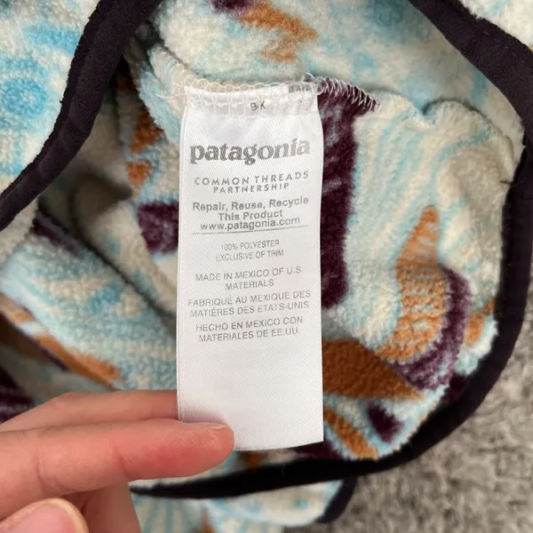 Patagonia harvest moon white owl synchilla - Image 6