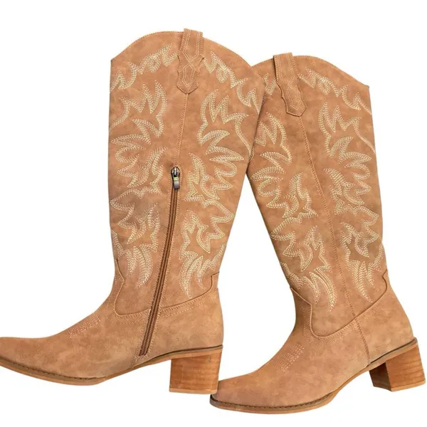 IUV Cowboy Boots For women Knee High Western Cowgirl Boots NWT - Image 2