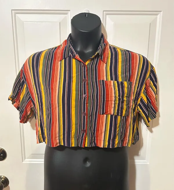 Forever 21 Striped crop top - Image 2