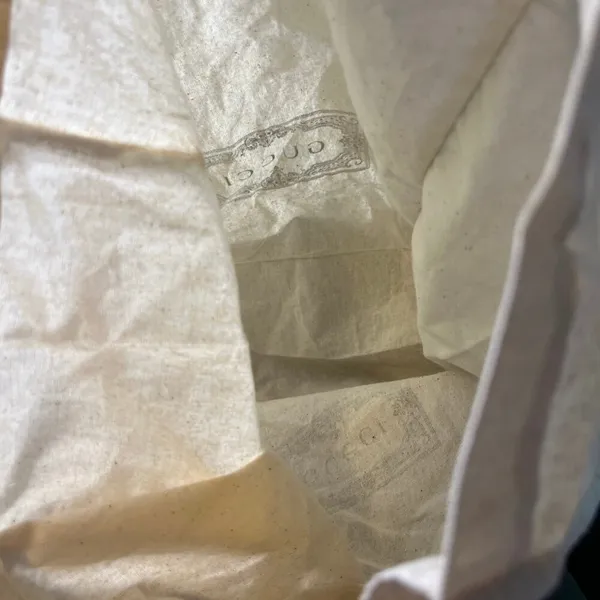 Gucci Cream lightweight Cloth tote bag with handles - Image 7