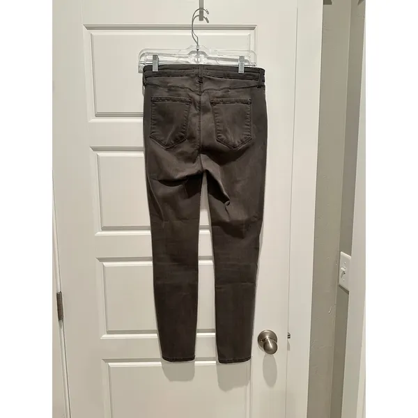 L'AGENCE Margot High‎ Rise Skinny Jeans Cast Iron Grey Size 29 Made in USA - Image 5