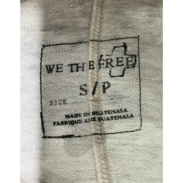 Free People NWT $98 We the Free Oatmeal Hoodie Pullover Oversized Small fits M/L - Image 5