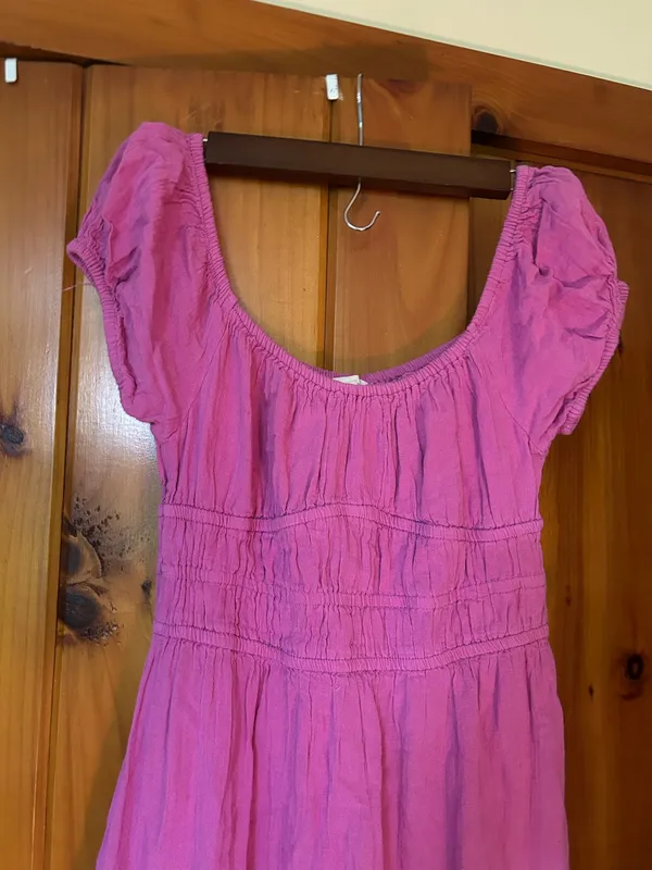 Sim & Sam magenta midi dress - Image 2