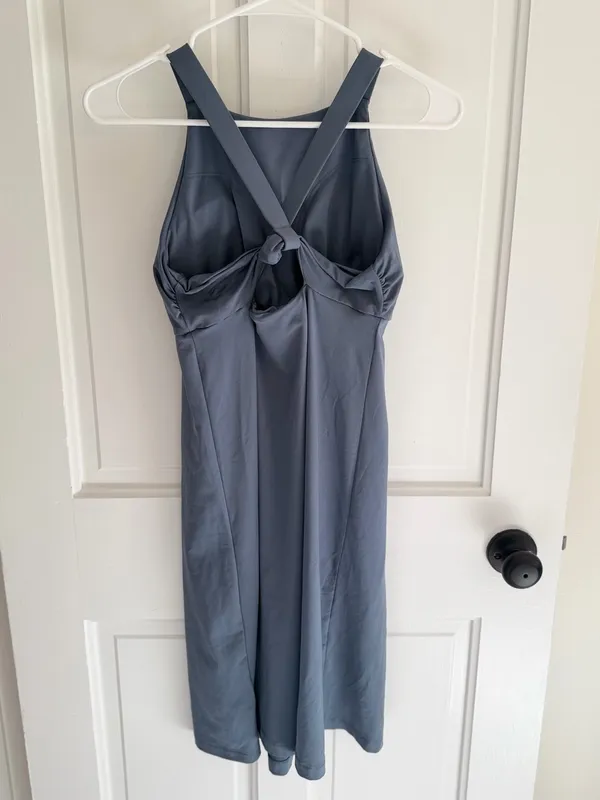 Patagonia Seabrook Cross Back Active Dress Built In Shelf‎ Bra Gray S - Image 2