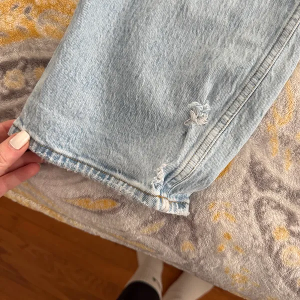 Abercrombie and fitch 90s straight high rise jeans size 12 - Image 2