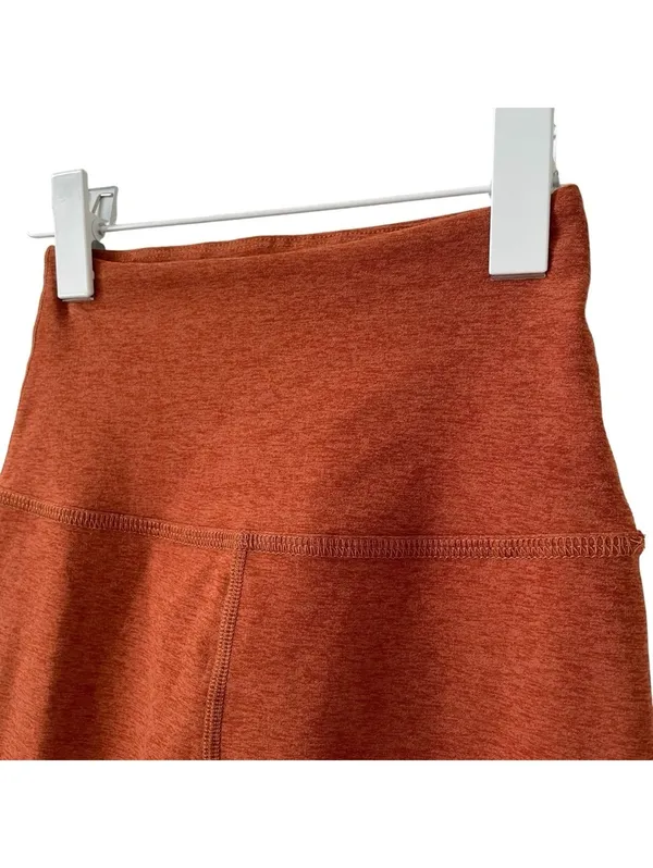 Beyond Yoga Spacedye Caught In The Midi High Waisted Legging Warm Clay Heather - Image 3