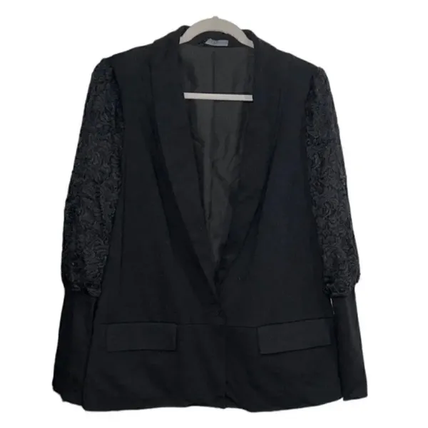 Supply & Demand Black Blazer (Size Medium) Black - Image 2