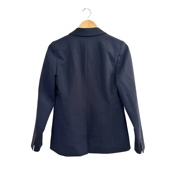 J.Crew Parke Blazer Navy Blue Italian Wool Jacket Womens 2 Business Casual Work - Image 2