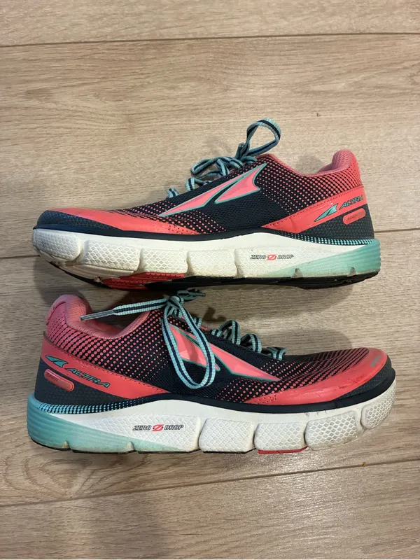 Altra Women’s Torin 2.5 Barefoot Walking Running Coral Blue Size 8 - Image 2