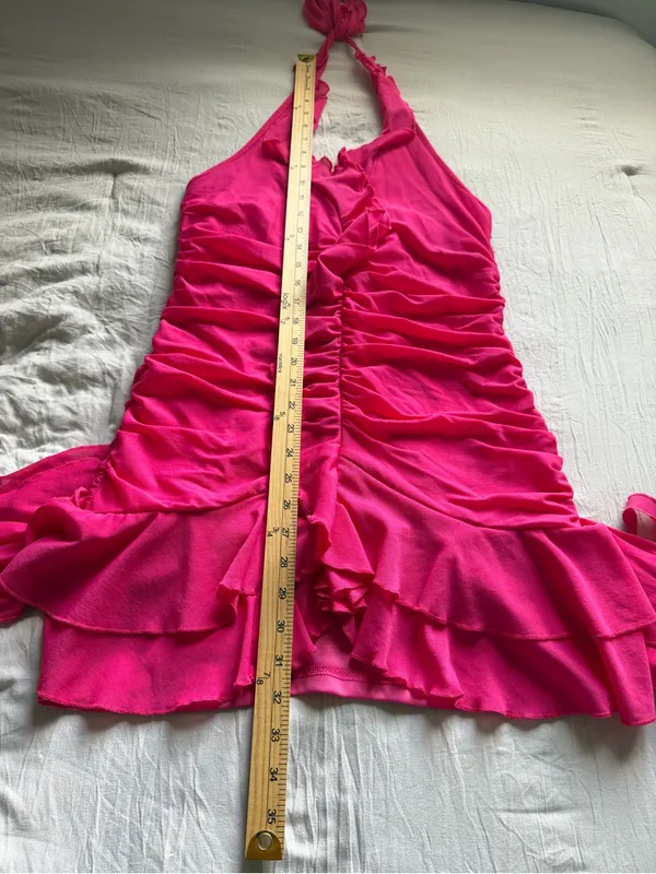 SHEIN Hot‎ Pink Women's Dress Tag Detail - Image 7
