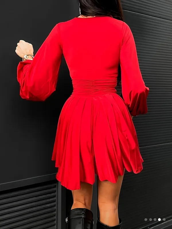 Dress Red Size L - Image 2