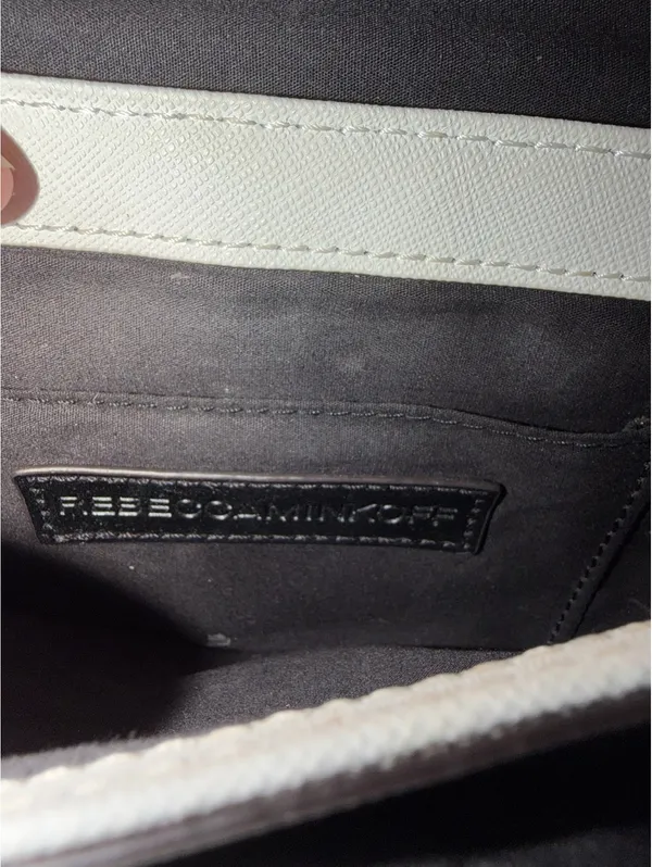Rebecca Minkoff white leather crossbody bag - Image 2