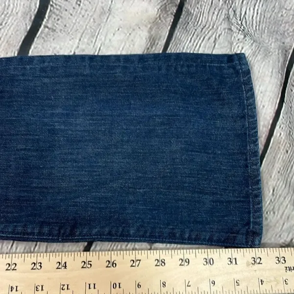 Lucky Brand Long Inseam Jeans 12/31 dark Wash - Image 11