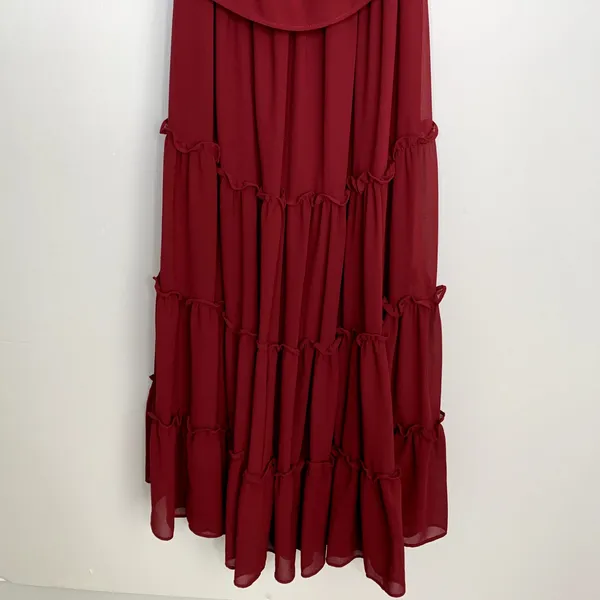 Misa Los Angeles X REVOLVE Micaela Dress Burgundy Womens Medium - Image 12