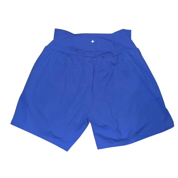 Halara Royal Blue High Rise Athletic Running Shorts with Back Zip Pocket - Image 2
