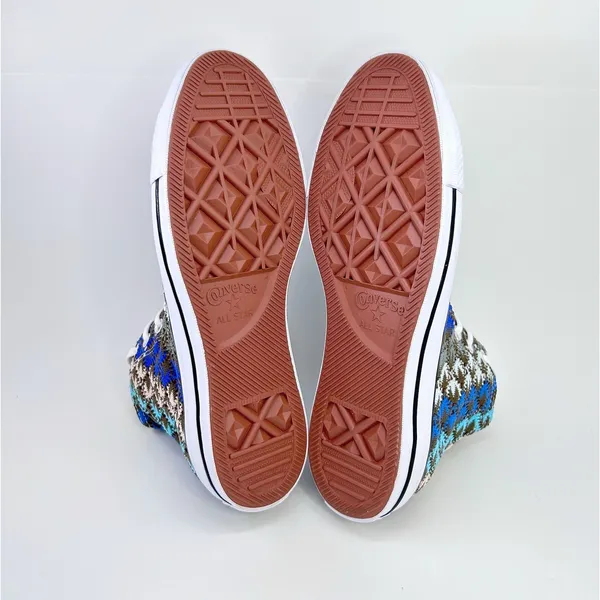 Converse x Missoni Chuck Taylor All Star High Top 10 Textured Knit 553436C NWOB - Image 12