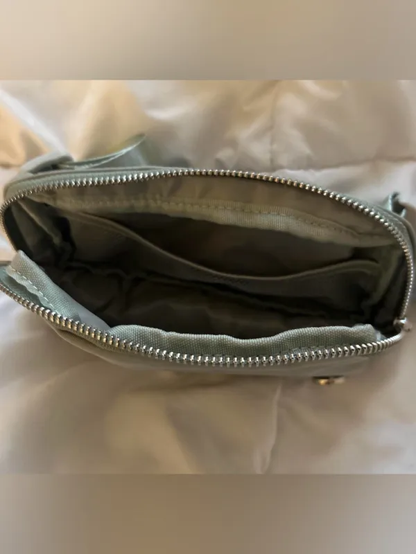 No Boundaries Sage Green Belt Bag Everyday Fanny Pack Crossbody Waist Pouch - Image 2
