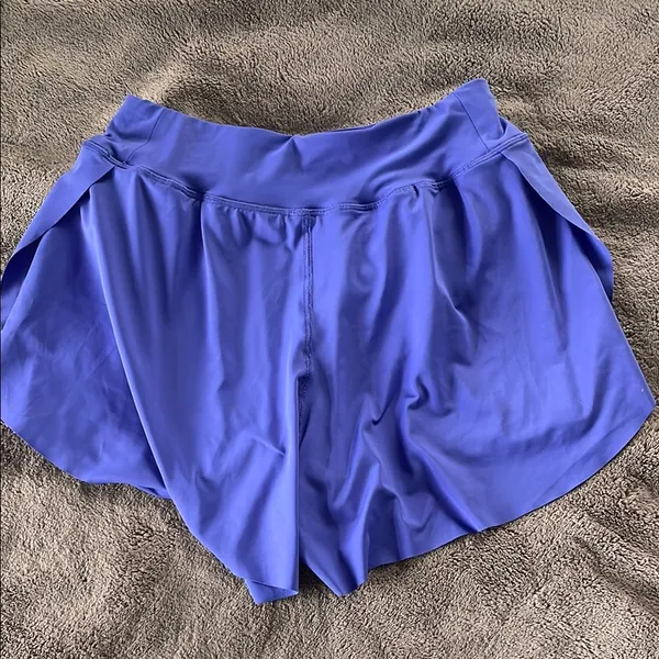 Women's Purple Athletic Shorts - Image 2