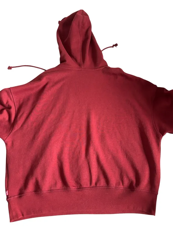 Burgundy vintage Levi’s hoodie - Image 4