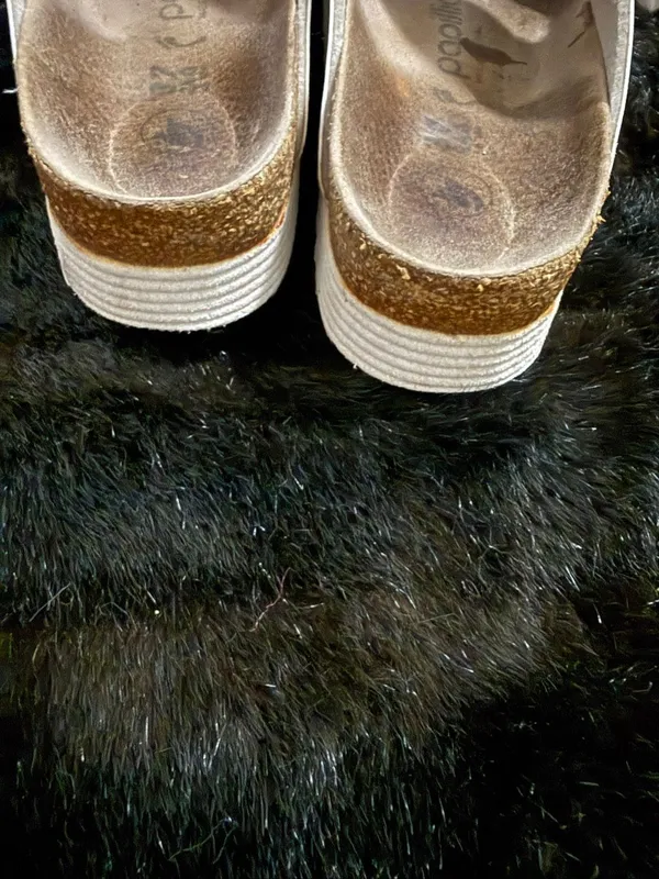 Women Birkenstock Papillio Arizona Platform Slide Sandals 37 6.5 shoes - Image 4