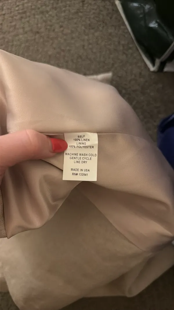 Amanda Uprichard linen blazer in size M - worn once! - Image 6