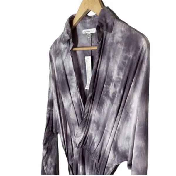 NWT Young Fabulous and Broke Raine Tie Dye Faux Wrap Dress - Image 3