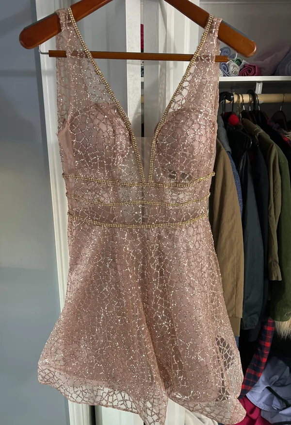 Akira Sparkly Dress - Image 2