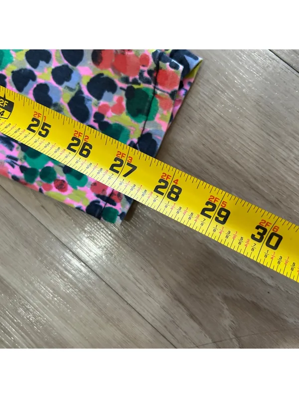 Gap Y2K Women's Abstract Animal Print Skinny Jeans Multicolor Slim Fit US0 Edgy - Image 5