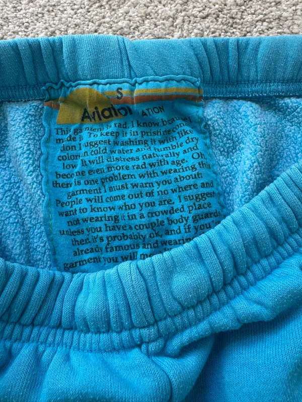 Blue Aviator Nation Sweatpants - Image 3