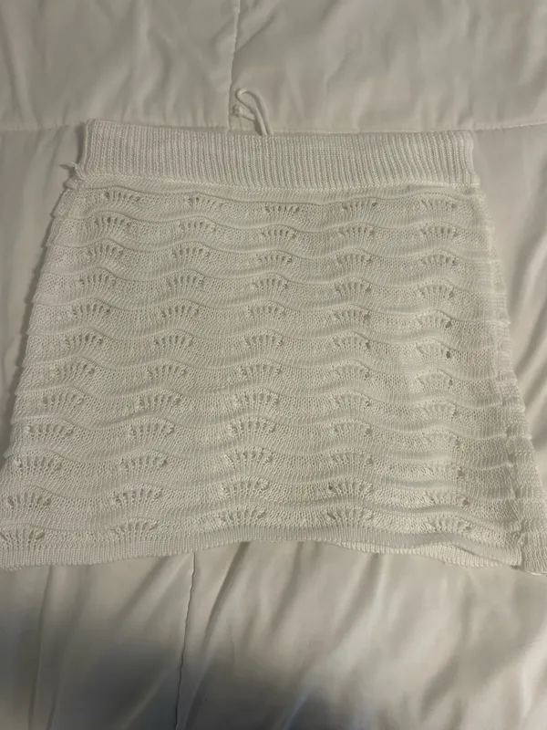Shein White Skirt Cover-Up Bikini - Image 2