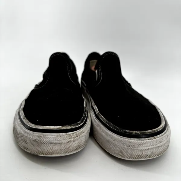 Vans Asher Platform Slip On Sneaker Low Top Classic Canvas Skater Black W9 M7.5 - Image 5