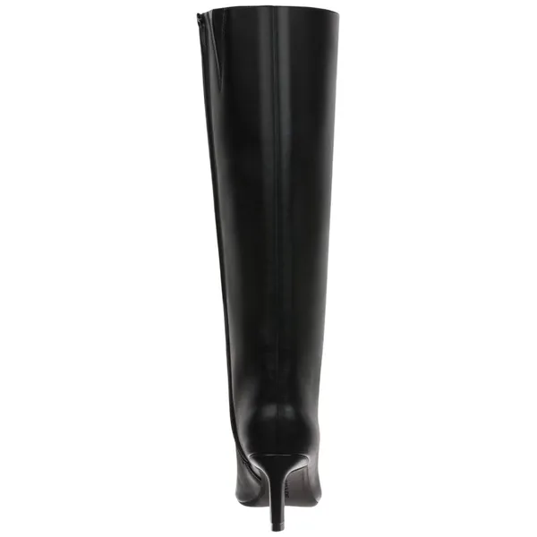 NWT On 34th Rachelle Stovepipe Boots Womens 10019723900 Black Smooth 5.5M - Image 3