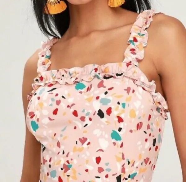 Ruffle Mini Dress - Image 3